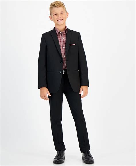 boys michael kors suit|fitted pantsuit with sharp tailoring.